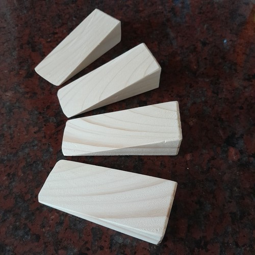 Wooden door stop - wooden, 38w