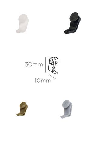 Fineline curtain track gliders