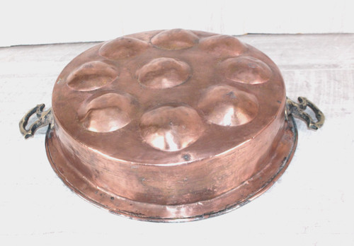 Antique french copper escargot - antique,