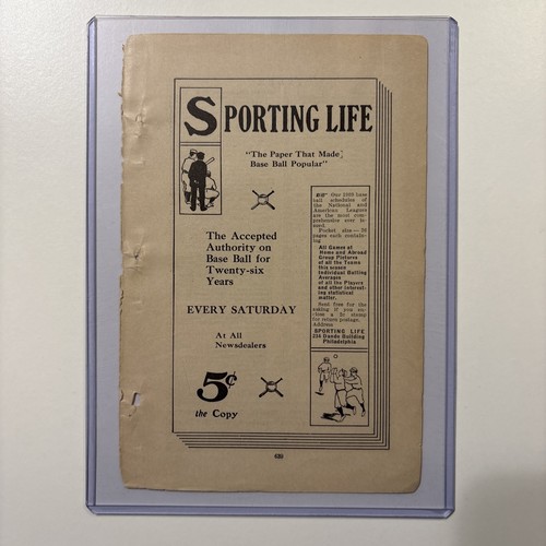 1909 sporting life - 1909,