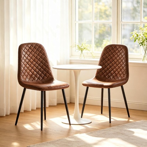 6pcs dining chairs faux - chairs,