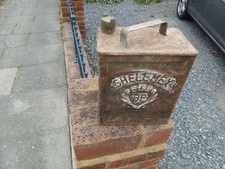 VINTAGE PETROL CAN - 1 SHELL MEX BP -  HAVE BRASS CAP