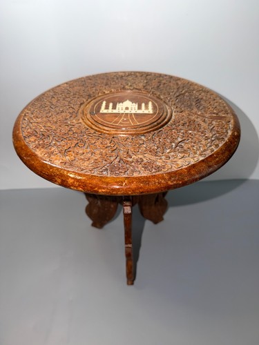 Vintage indian carved - carved, sheesham