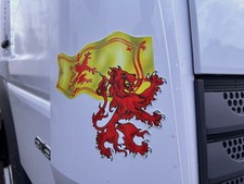 Lion Rampant Vinyl Sticker –