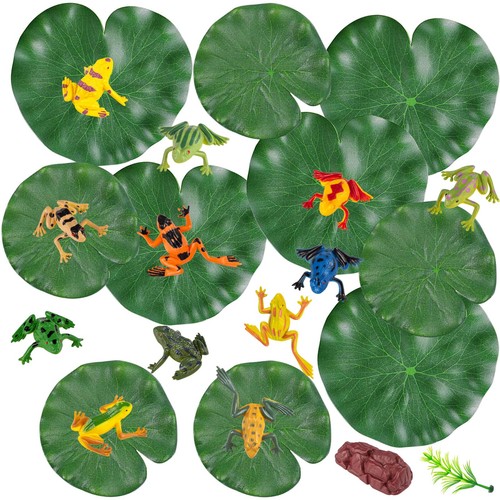 22pcs lily pad and plastic - lily,