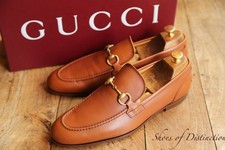 Gucci Tan Brown Brass Bit