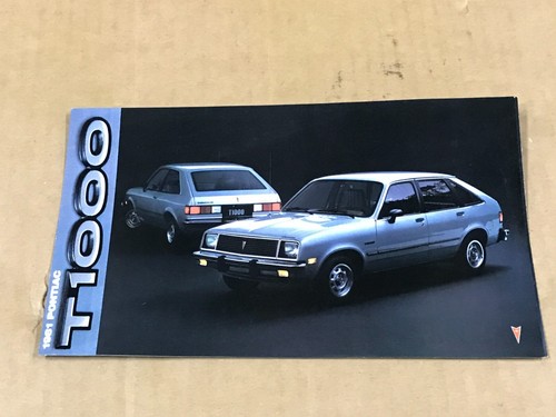 Vintage 1981 pontiac - 1981, t1000