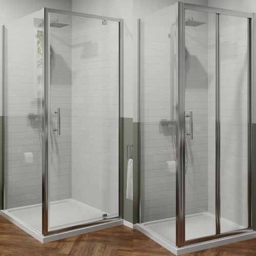Bathroom bifold pivot shower - bathroom,