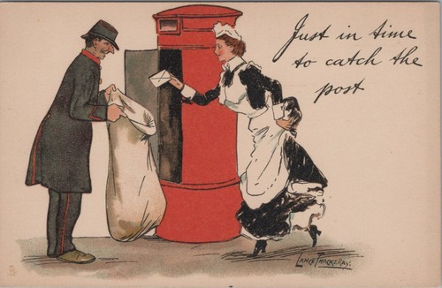 Time catch post pillar mail - in,