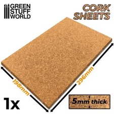 Green stuff world cork sheet - green,