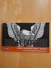 Harley-Davidson Street Models 2019 Owners Manual. Includes Stickers. Book