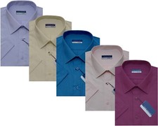 New Mens Short Sleeve Poly