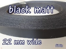 22mm Pre Glued Iron on Edging Tape/Edge Banding Black Matt