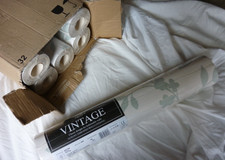 6 Rolls Vintage Arthouse Luxury Embossed Wallpaper Patt 891700 Lavinia Duck Egg