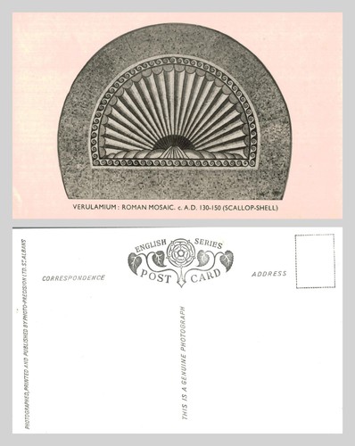 Vintage postcard verulamium - vintage,