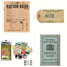 Memorabilia Packs | Ration Books | ID Cards & Tags | War | History | Educational