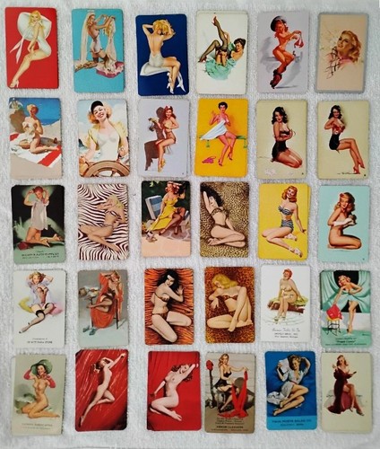 Mixed artists vintage pinup - mixed,