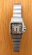 Cartier Santos Galbee 24mm Stainless Steel Cream Dial Ladies Watch Ref. BB184889