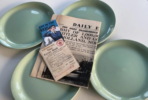 1940s woods ware - woods, green