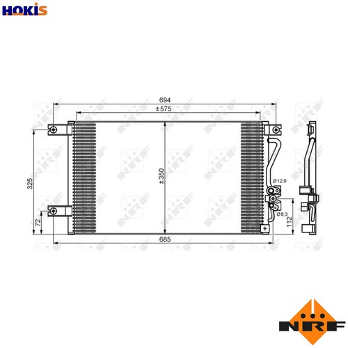 Condenser air conditioning - condenser,