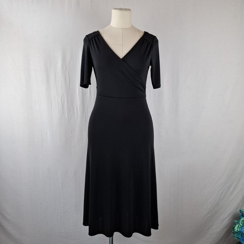 George black midi dress - midi, faux
