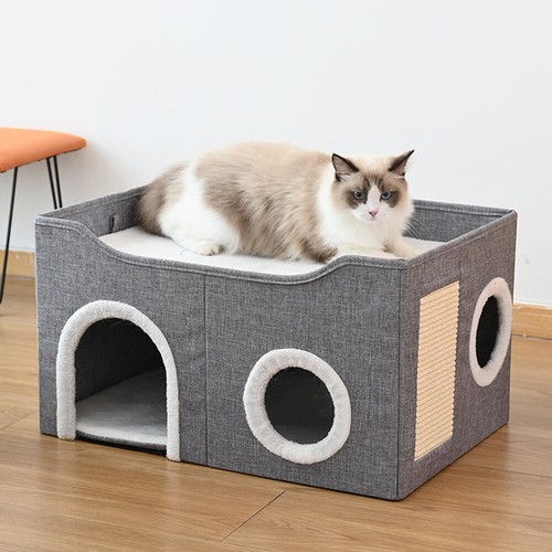 Large cat condo foldable - cat,
