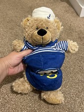 Gala Bingo Sailor Bear Reversible Into Ball Number "11" Plush Soft Toy 10" aprox