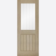Internal Belize Light Grey Cottage Style Half Light Glazed  Doors