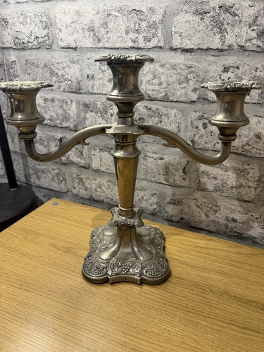 Vintage silver plated arm - silver, 3-arm