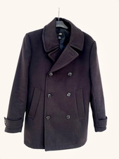 H&M Black Coat Duster Donkey