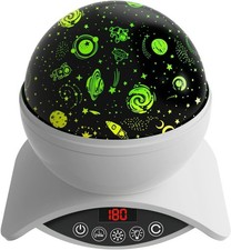AISUO Lighting Lamp, Star Projection with Auto Shut Off Timer, 7 Color Rotating