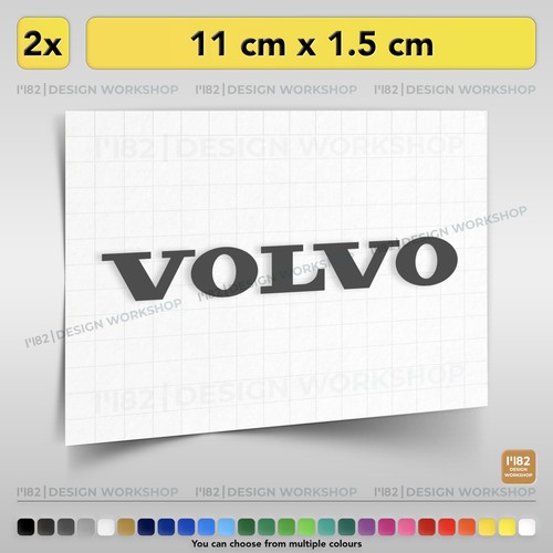Volvo stickers vinyl - 2x, decal