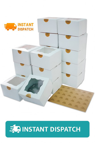 Bakery boxes with clear - boxes, window