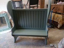 Painted Solid Pine Settle Hall