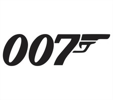 007 JAMES BOND MOVIE FILM VINYL DECAL STICKER CAR/VAN/WALL/DOOR/LAPTOP/WINDOW