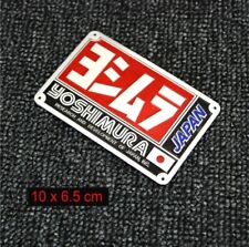 YOSHIMURA  Aluminium JAPAN Exhaust Plate Badge DECAL For HONDA SUZUKI YAMAHA UK