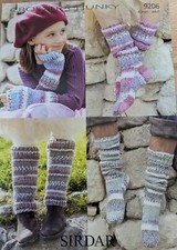 Sirdar Crofter Chunky Pattern 9206 Accessories FURTHER REDUCED TO £2.00