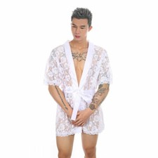 Men Gown Pajamas Sexy Sissy