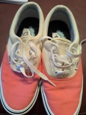 Vans Comfycush Era Strawberry Pink, White, Gold Women 4.5 Old Skool Sneakers