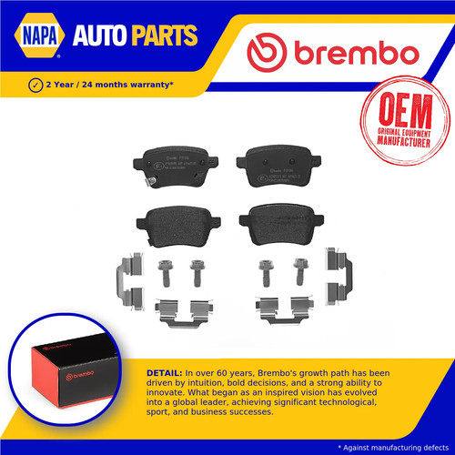 Brake pads set - pads, fits