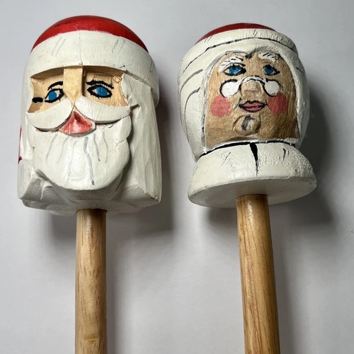 Christmas wood mrs santa - christmas,