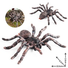 2PCS Fake Rubber Spider