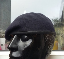 Dark navy blue beret all - navy,