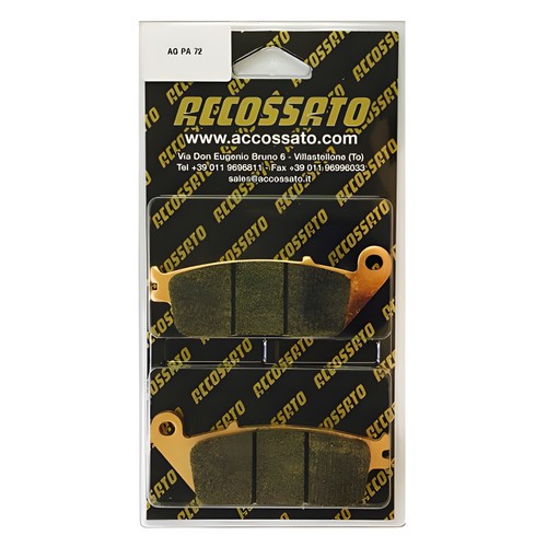 Front recessed brake pads - front,