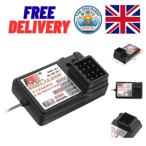 Gr3e 3ch 4ghz rc receiver - fs-gr3e,