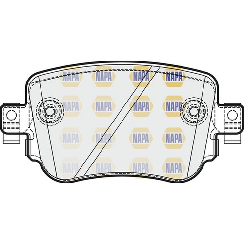 Brake pads set for - set, vw