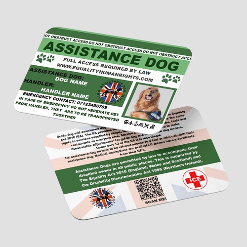Assistance dog card service - assistance,