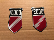 FORD CORTINA MK3 2000 GENUINE FORD NOS, MADE BY J FRAY WING BADGE INSERTS X 2