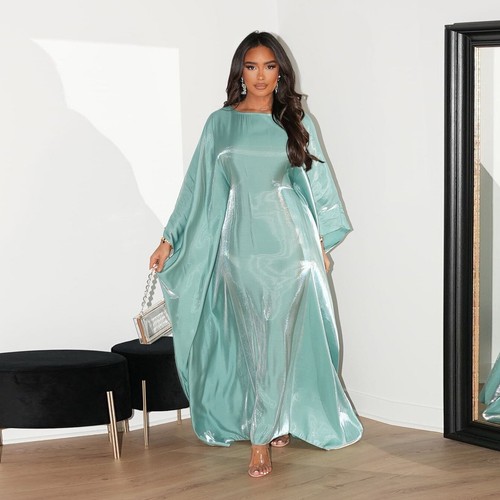 Shiny abaya dubai kaftan - abaya,