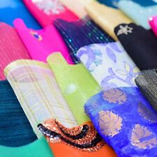 Sari Fabric 5" Squares 25 Pieces | Bohemian Textiles, Indian Swatches, Patches